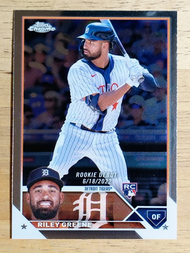 2023 Topps Chrome Update #USC128 Riley Greene RC