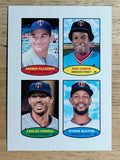 2023 Topps Heritage '74 Stamp Harmon Killebrew/Rod Carew/Carlos Correa/B.Buxton