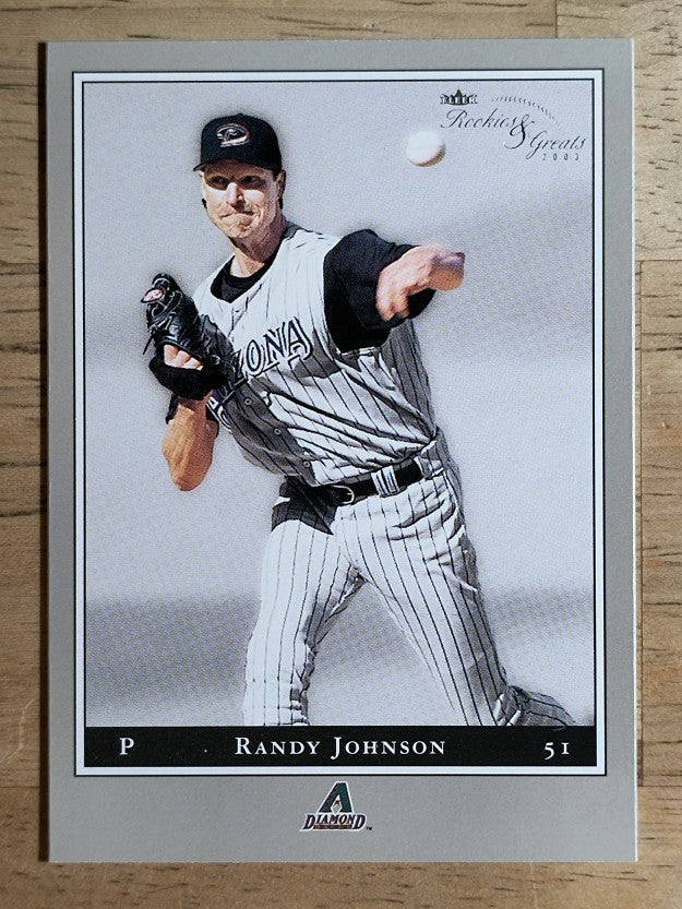 2003 Fleer Rookies and Greats #21 Randy Johnson