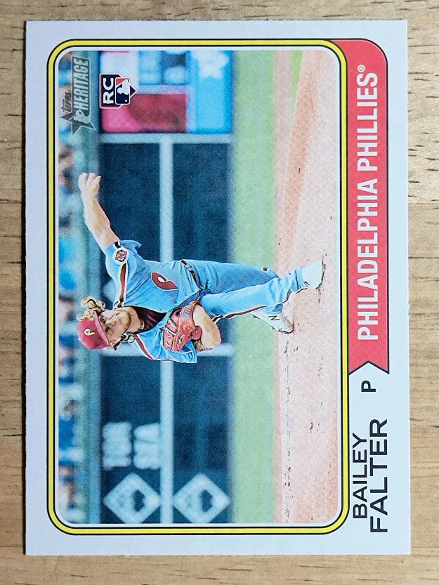 2023 Topps Heritage #314 Bailey Falter RC