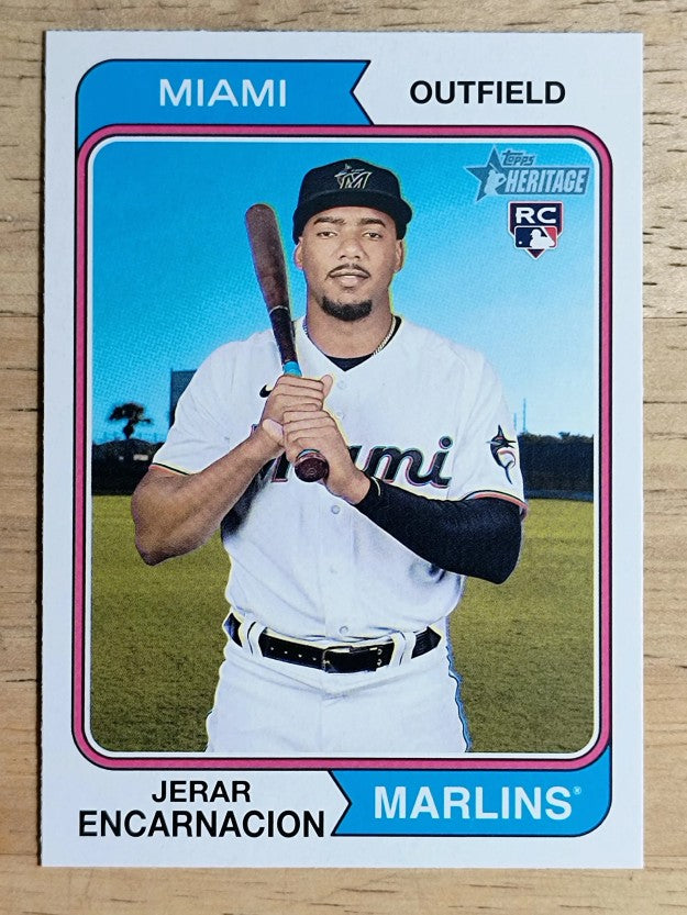 2023 Topps Heritage #381 Jerar Encarnacion RC