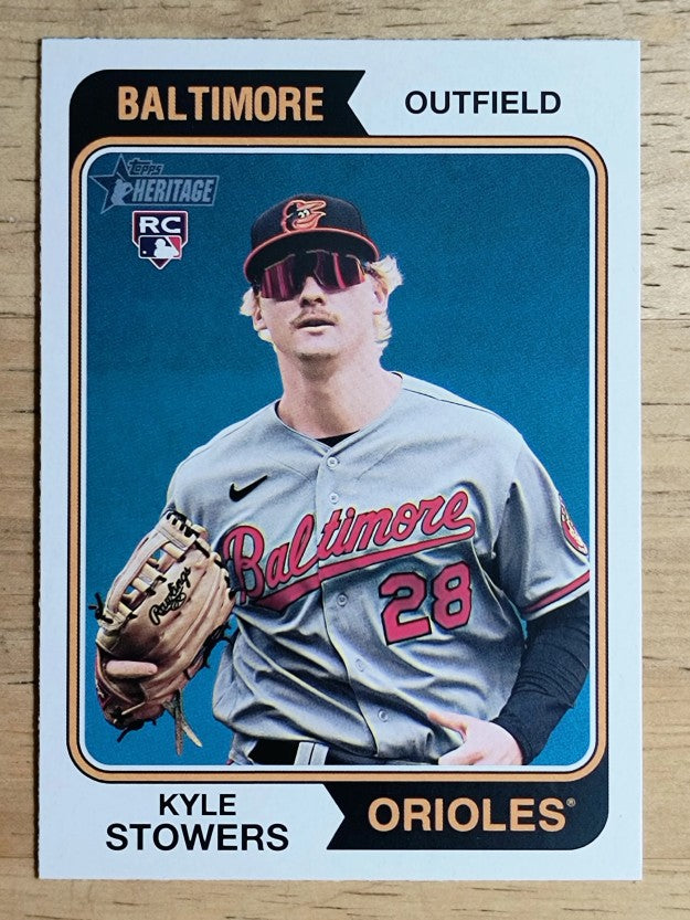 2023 Topps Heritage #616 Kyle Stowers RC