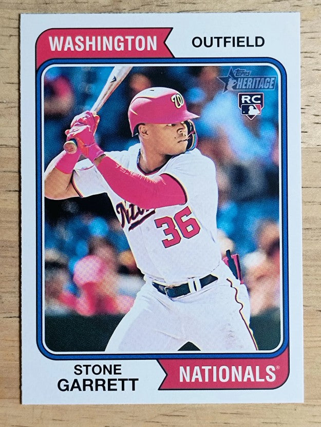 2023 Topps Heritage #644 Stone Garrett RC