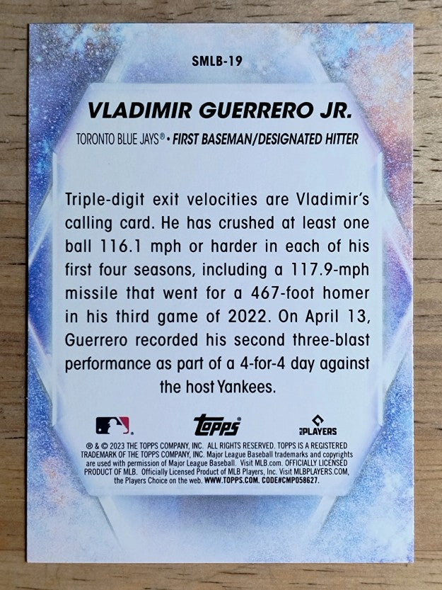 2023 Topps Stars of MLB #SMLB19 Vladimir Guerrero Jr.