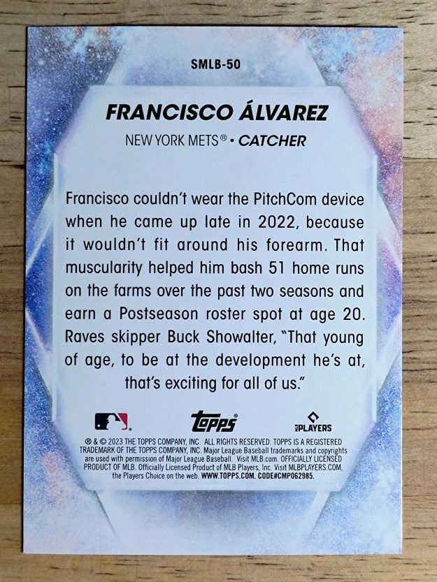 2023 Topps Stars of MLB #SMLB50 Francisco alvarez