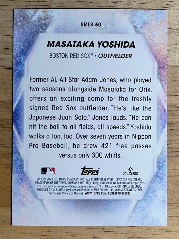 2023 Topps Stars of MLB #SMLB60 Masataka Yoshida