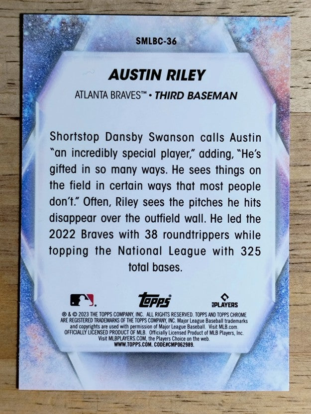 2023 Topps Stars of MLB Chrome #SMLBC36 Austin Riley