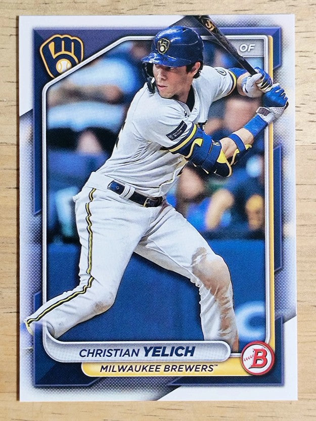 2024 Bowman #34 Christian Yelich