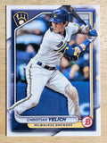 2024 Bowman #34 Christian Yelich