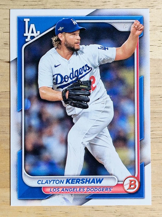 2024 Bowman #56 Clayton Kershaw