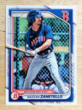 2024 Bowman Prospects #BP88 Nazzan Zanetello