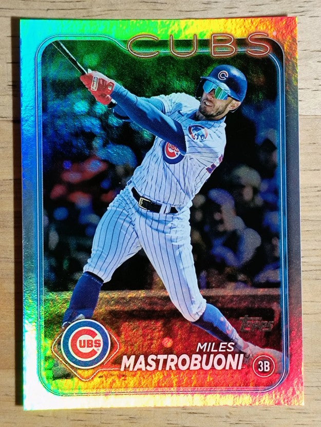 2024 Topps Rainbow Foil #489 Miles Mastrobuoni