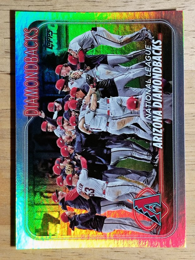 2024 Topps Rainbow Foil #558 Arizona Diamondbacks FS