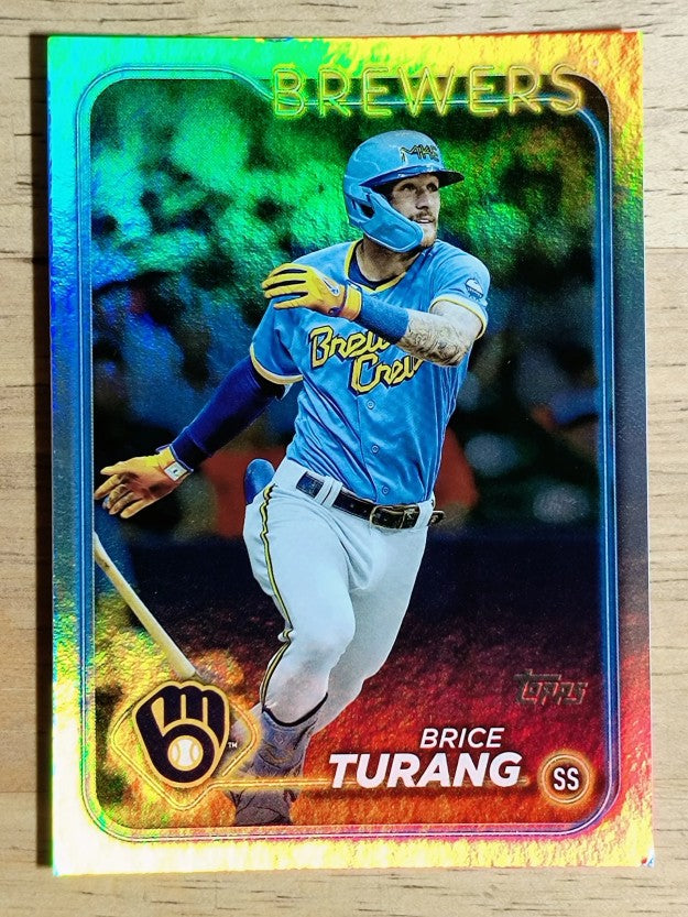 2024 Topps Rainbow Foil #570 Brice Turang (NM)