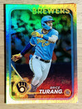 2024 Topps Rainbow Foil #570 Brice Turang (NM)