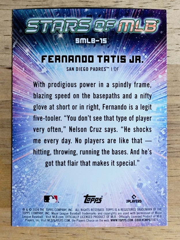 2024 Topps Stars of MLB #SMLB15 Fernando Tatis Jr.