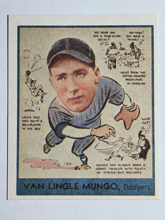 1976 TCMA Goudey Reprints #278 Van Lingle Mungo 1938 Goudey (VGEX)