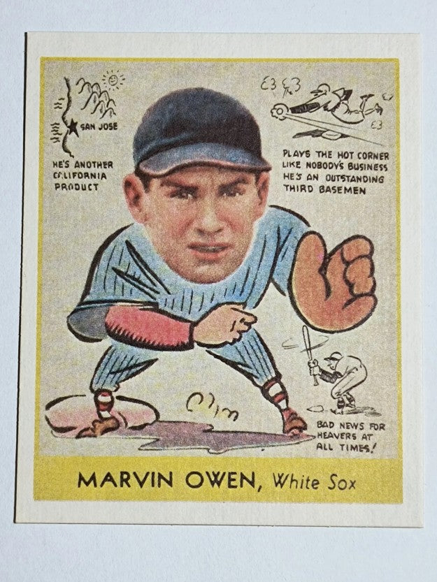 1976 TCMA Goudey Reprints #287 Marv Owen 1938 Goudey (NM)