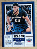 2017-18 Panini Contenders Draft Picks #2A Anthony Davis/blue jersey