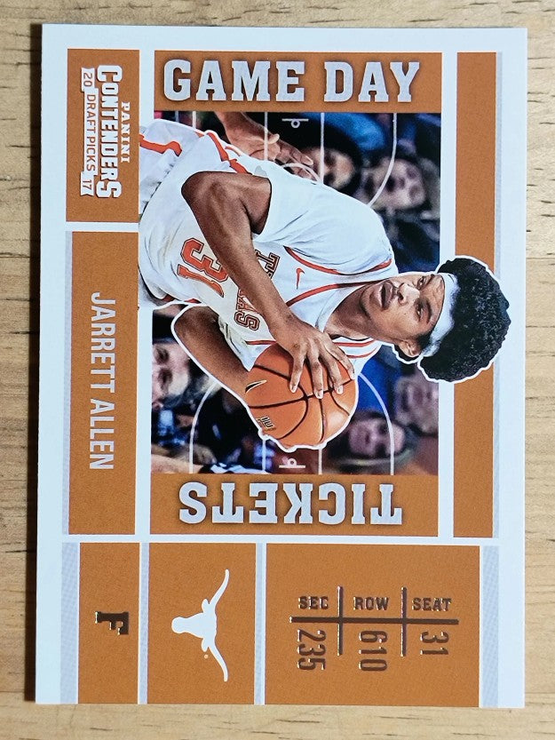 2017-18 Panini Contenders Draft Picks Game Day Tickets #15 Jarrett Allen