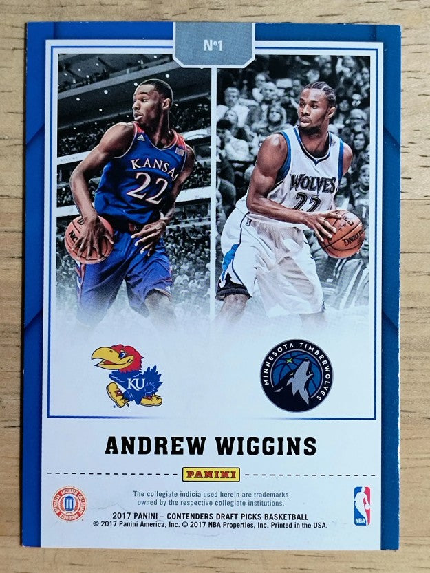 2017-18 Panini Contenders Draft Picks Legacy #1 Andrew Wiggins