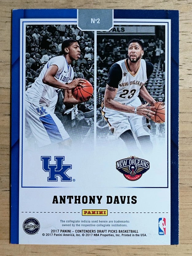 2017-18 Panini Contenders Draft Picks Legacy #2 Anthony Davis