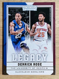 2017-18 Panini Contenders Draft Picks Legacy #8 Derrick Rose