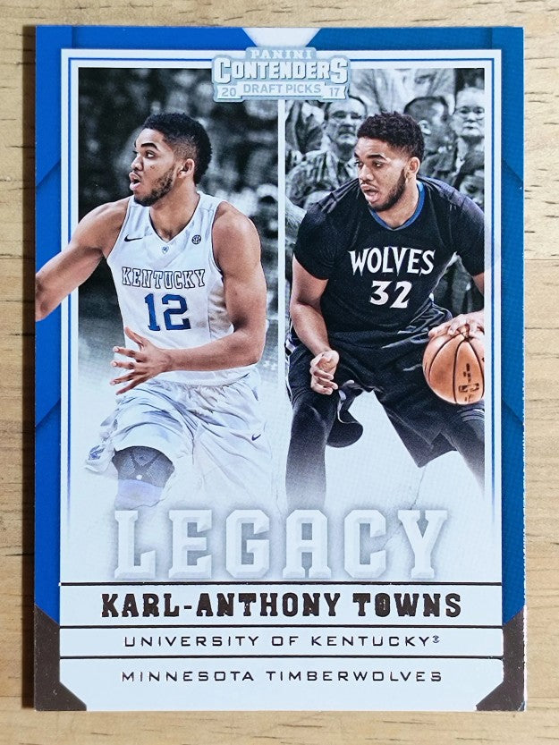 2017-18 Panini Contenders Draft Picks Legacy #19 Karl-Anthony Towns