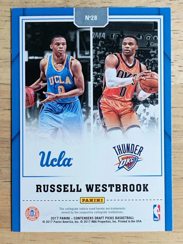 2017-18 Panini Contenders Draft Picks Legacy #28 Russell Westbrook