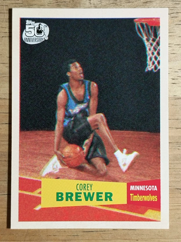 2007-08 Topps 1957-58 Variations #117 Corey Brewer