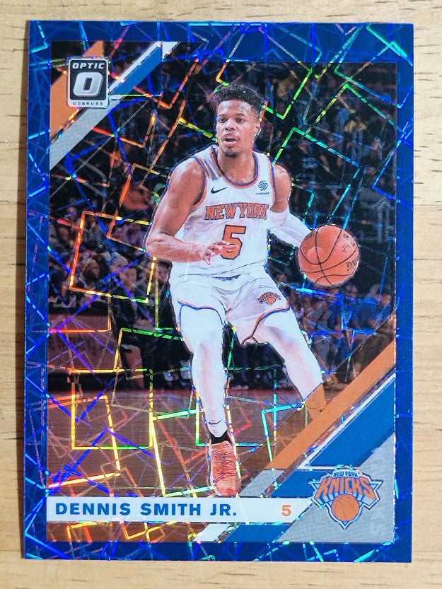 2019-20 Donruss Optic Blue Velocity #53 Dennis Smith Jr.