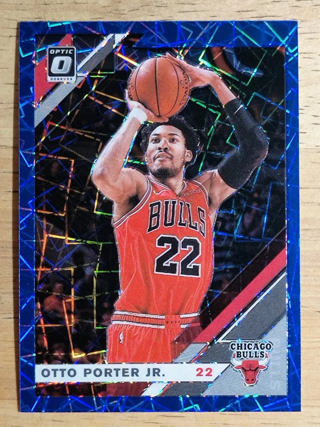 2019-20 Donruss Optic Blue Velocity #74 Otto Porter Jr.