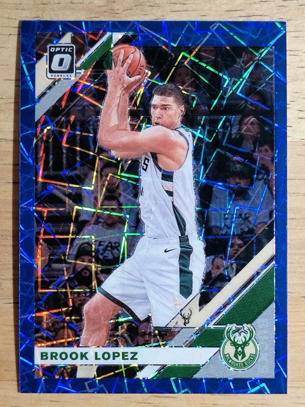 2019-20 Donruss Optic Blue Velocity #91 Brook Lopez