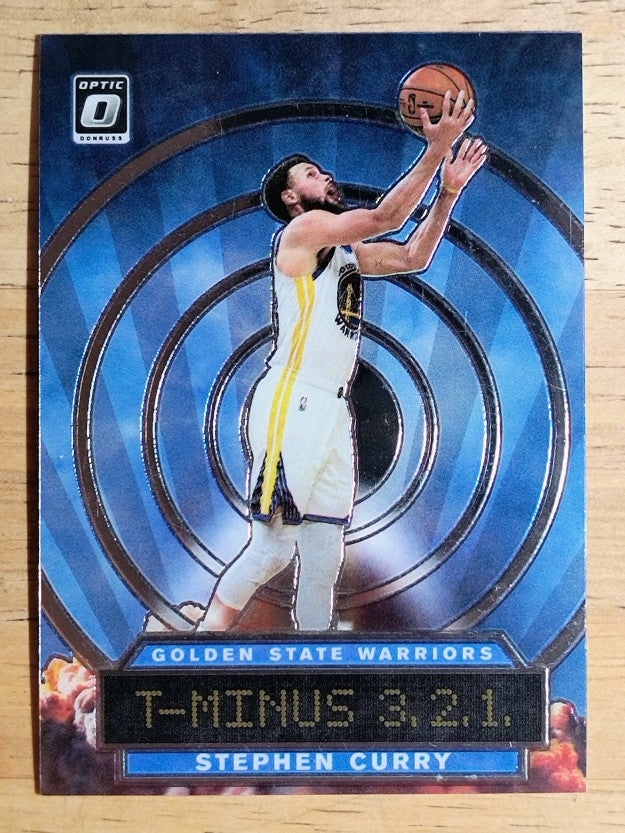 2019-20 Donruss Optic T-Minus 3, 2, 1 #6 Stephen Curry