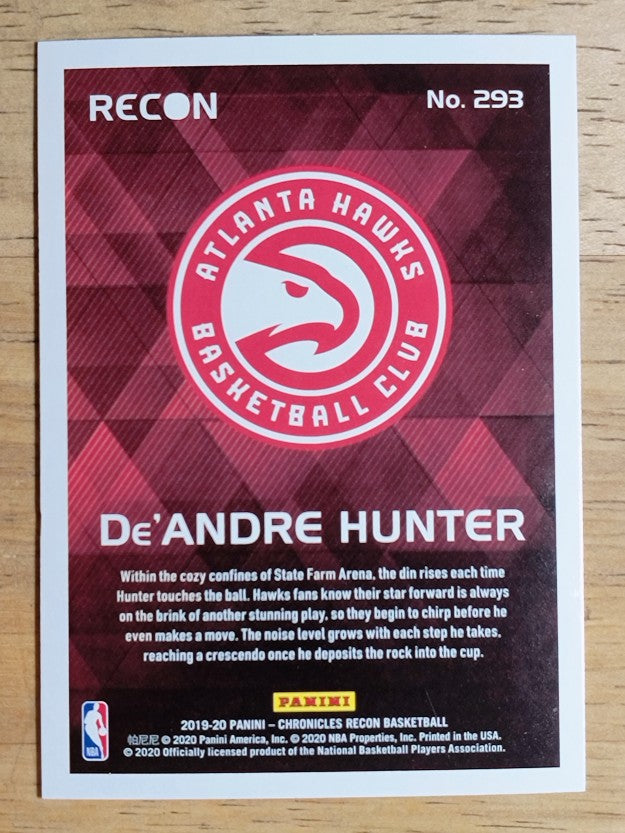 2019-20 Panini Chronicles #293 De'Andre Hunter/Recon