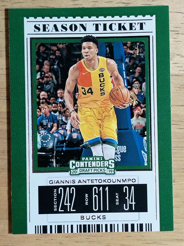 2019-20 Panini Contenders Draft Picks Variations #17 Giannis Antetokounmpo