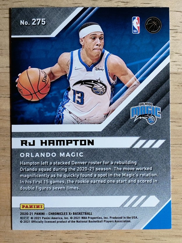 2020-21 Panini Chronicles #275 RJ Hampton/XR