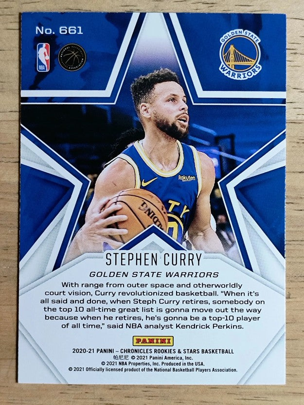 2020-21 Panini Chronicles #661 Stephen Curry/Rookies and Stars