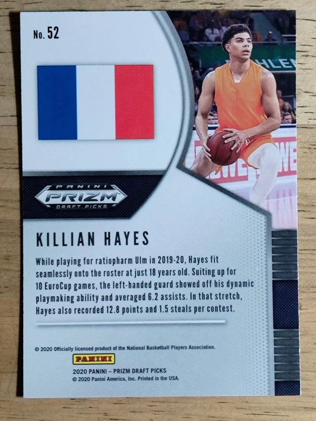 2020-21 Panini Prizm Draft Picks #52 Killian Hayes