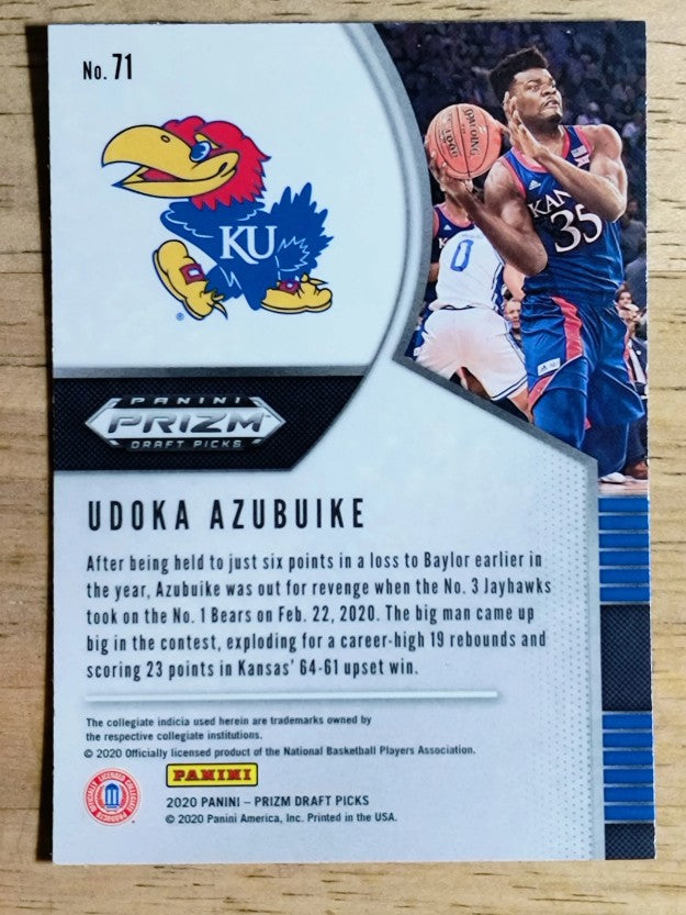 2020-21 Panini Prizm Draft Picks #71 Udoka Azubuike