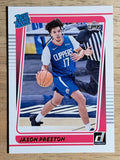 2021-22 Donruss #210 Jason Preston RR RC
