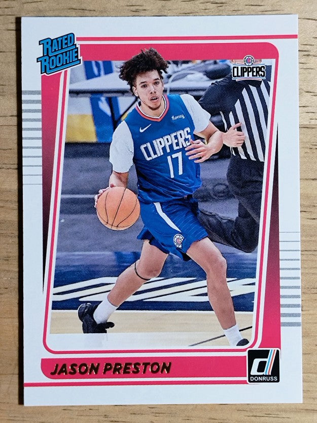 2021-22 Donruss #210 Jason Preston RR RC