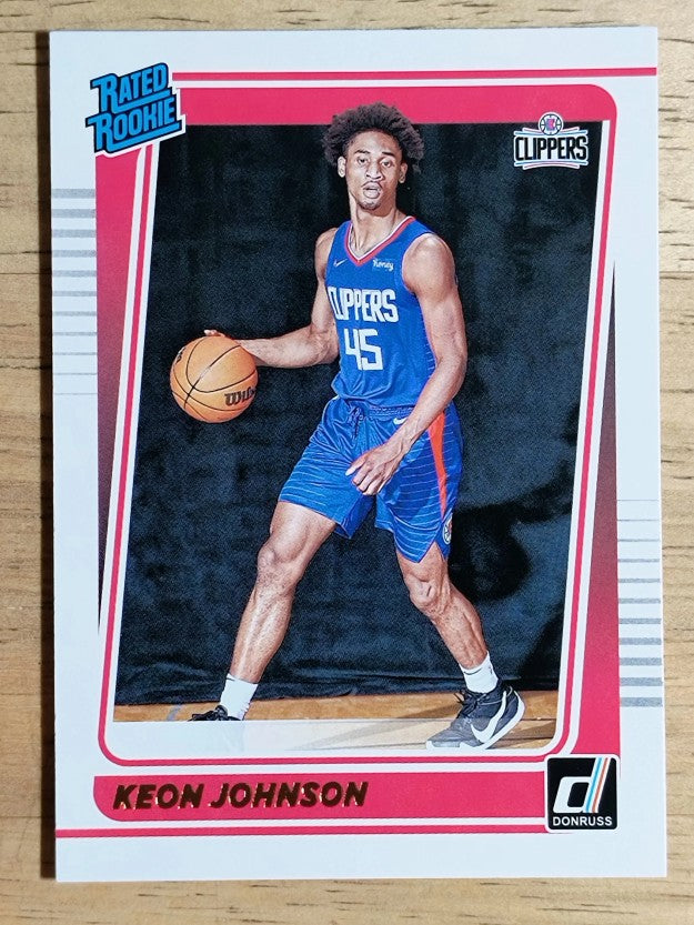 2021-22 Donruss #242 Keon Johnson RR RC