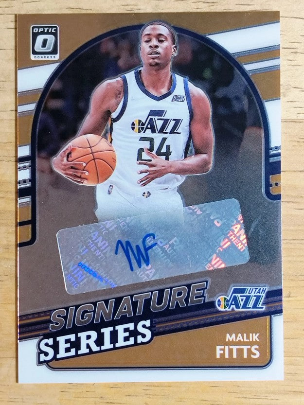 2021-22 Donruss Optic Signature Series #21 Malik Fitts