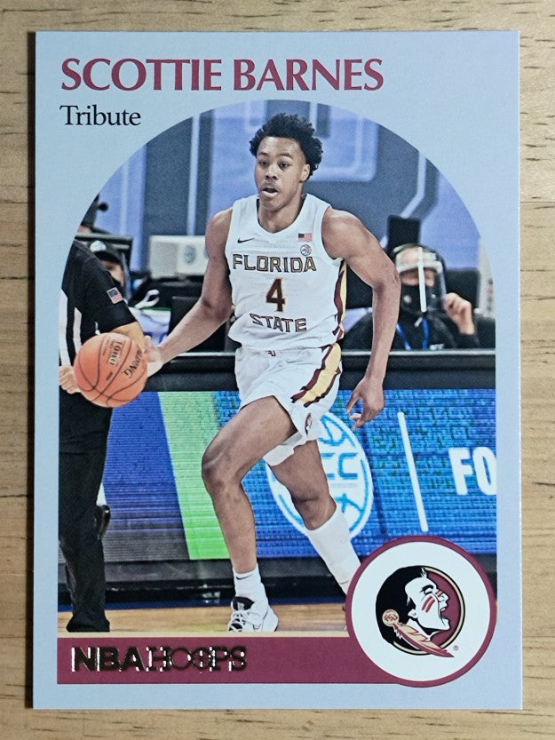 2021-22 Panini Chronicles Draft Picks #57 Scottie Barnes/Hoops Retro