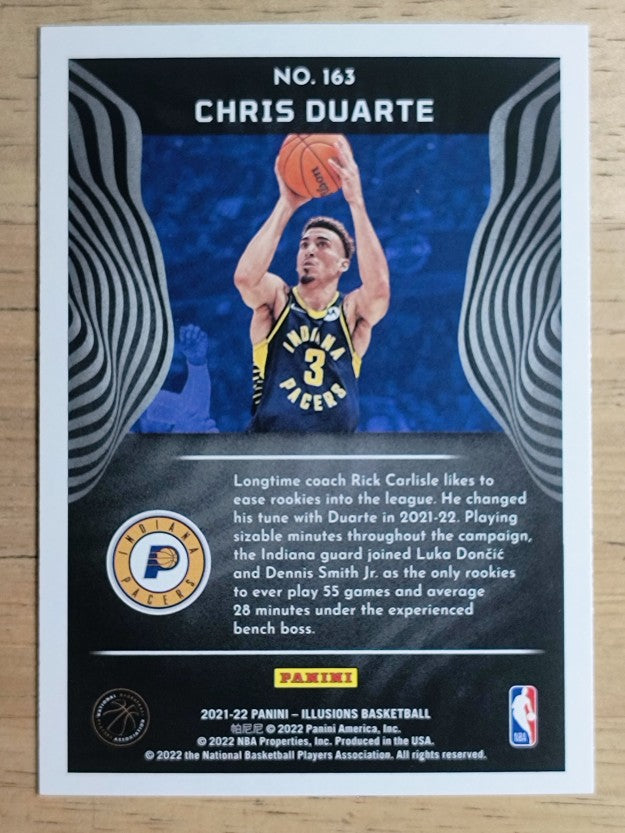 2021-22 Panini Illusions #163 Chris Duarte RC