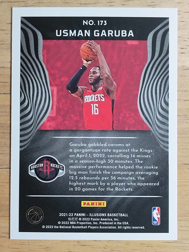 2021-22 Panini Illusions #173 Usman Garuba RC