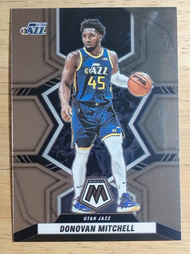 2021-22 Panini Mosaic #161 Donovan Mitchell