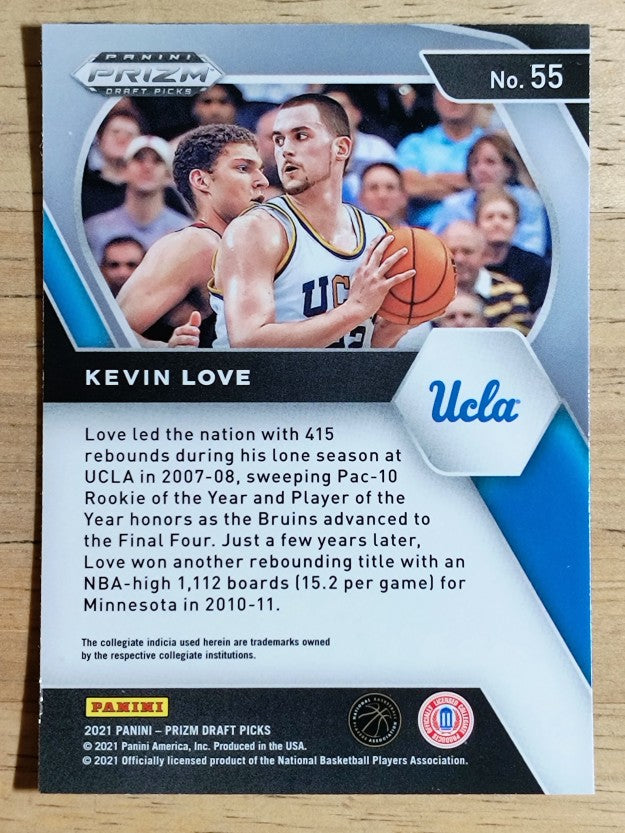 2021-22 Panini Prizm Draft Picks #55 Kevin Love