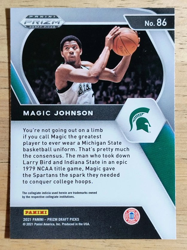 2021-22 Panini Prizm Draft Picks #86 Magic Johnson